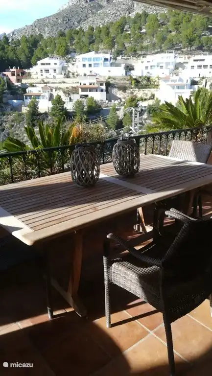 Blick von der Terrasse.