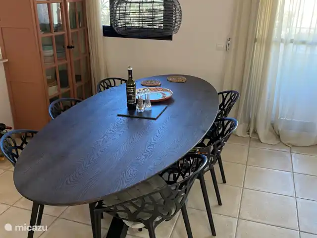 Casa Kiek huren in Spanje, Costa Blanca, Altea - vakantiehuis Een nieuwe eetkamer tafel voor zes personen.