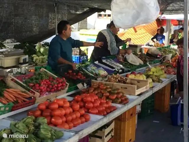 Casa Kiek huren in Spanje, Costa Blanca, Altea - vakantiehuis Lokale markt in Altea, iedere dinsdagochtend tot ongeveer half twee.
Het gedeelte met groente en fruit is apart gesitueerd ( onderlinge afstand ongeveer 250 mtr) tov deel waar kleding en assescoires te koop zijn.