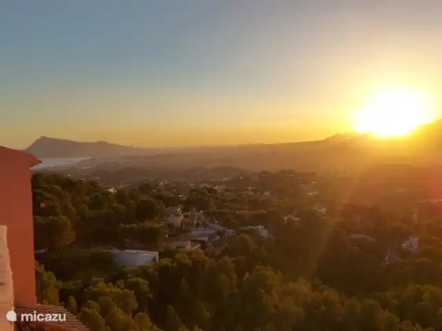 Casa Kiek huren in Spanje, Costa Blanca, Altea - vakantiehuis Een zonsondergang vanaf Casa Kiek.