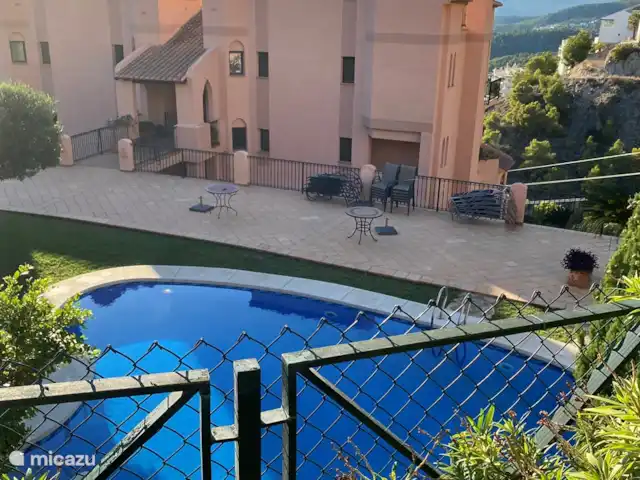 Casa Kiek huren in Spanje, Costa Blanca, Altea - vakantiehuis Het grotere bad van bovenaf genomen.