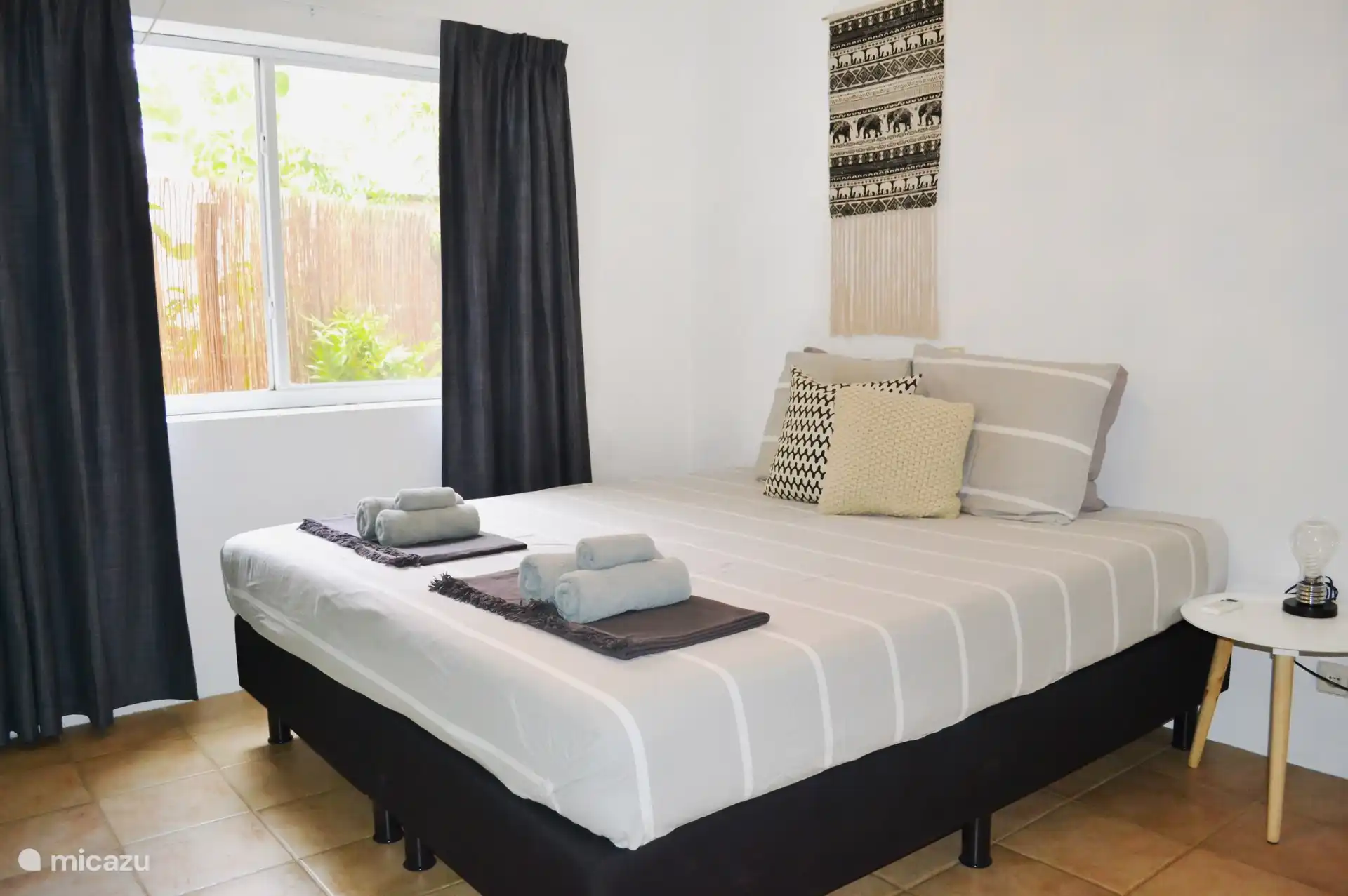 Das Schlafzimmer der Wohnung