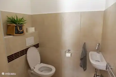 Vakantiehuis Curaçao, Banda Ariba (oost), Cas Grandi appartement beleef Curaçao appartementen A3 Toilet