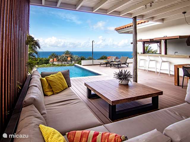 Vakantiehuis Curaçao, Banda Abou (west), Coral Estate, Rif St.Marie - villa Kas Curacao met privé infinity-pool