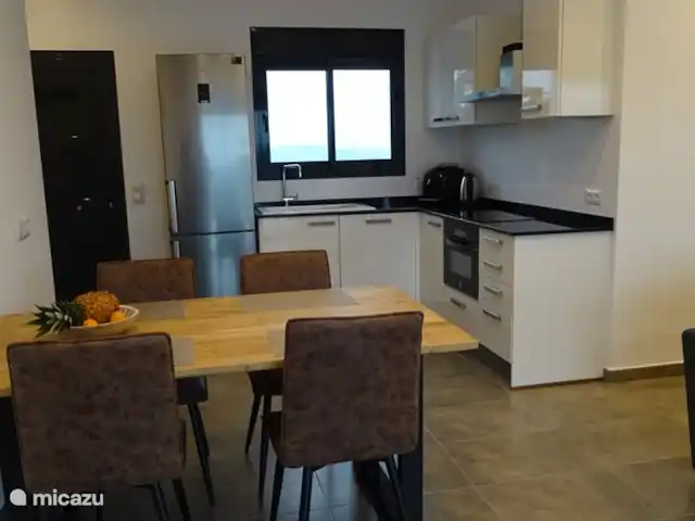 El Sol Blanco huren in Spanje, Costa Blanca, Rafol d' Almunia - villa keuken en eethoek