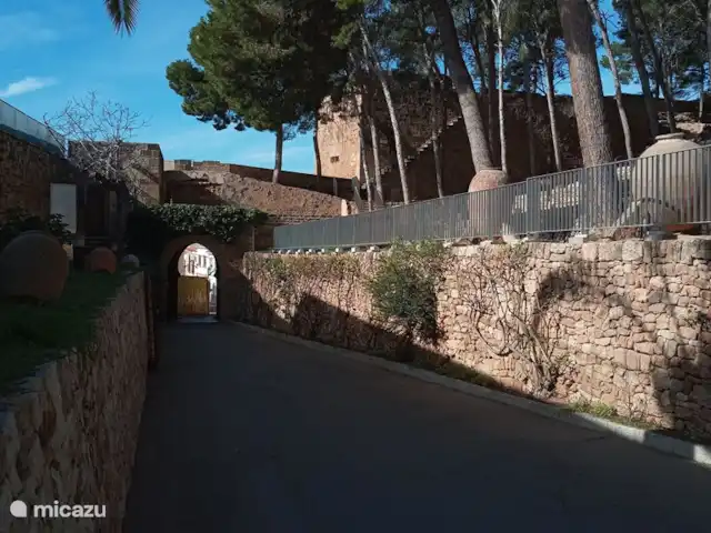 El Sol Blanco huren in Spanje, Costa Blanca, Rafol d' Almunia - villa toegangspoort kasteel Denia