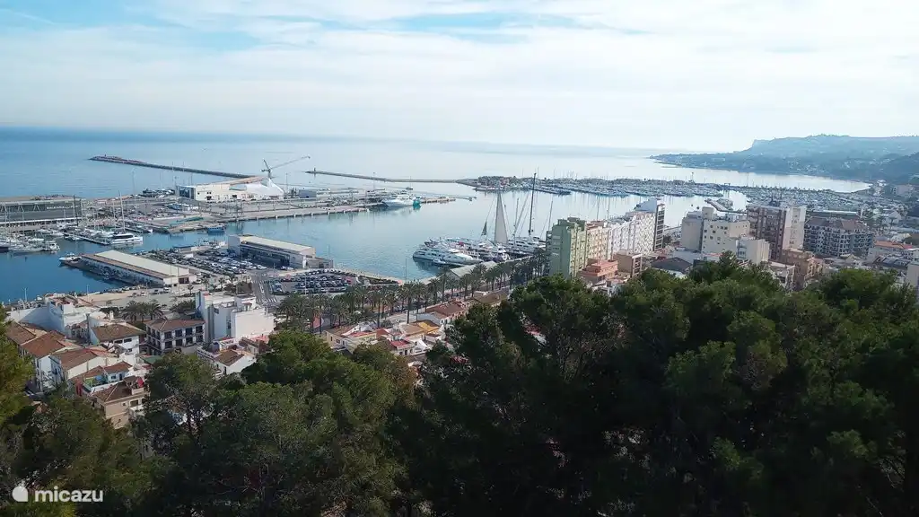 Blick auf den Hafen von Denia