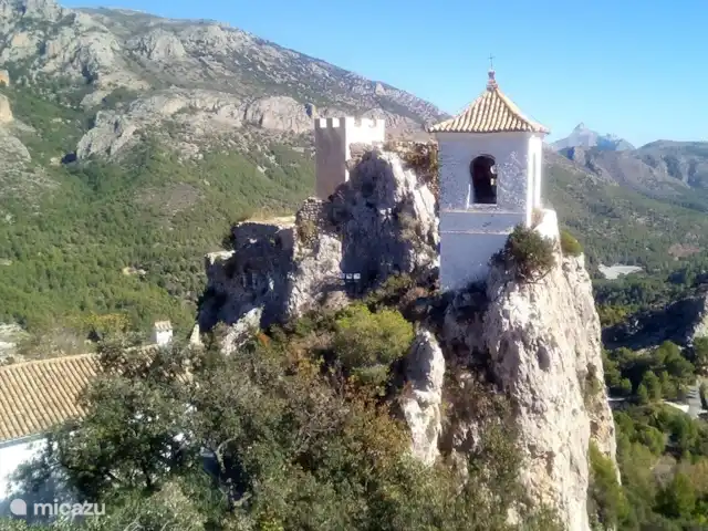 El Sol Blanco huren in Spanje, Costa Blanca, Rafol d' Almunia - villa El Castell de Guadalest