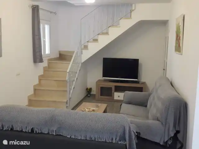 vivienda urbana en España, Andalucía, Cómpeta – casa carmen salón acogedor