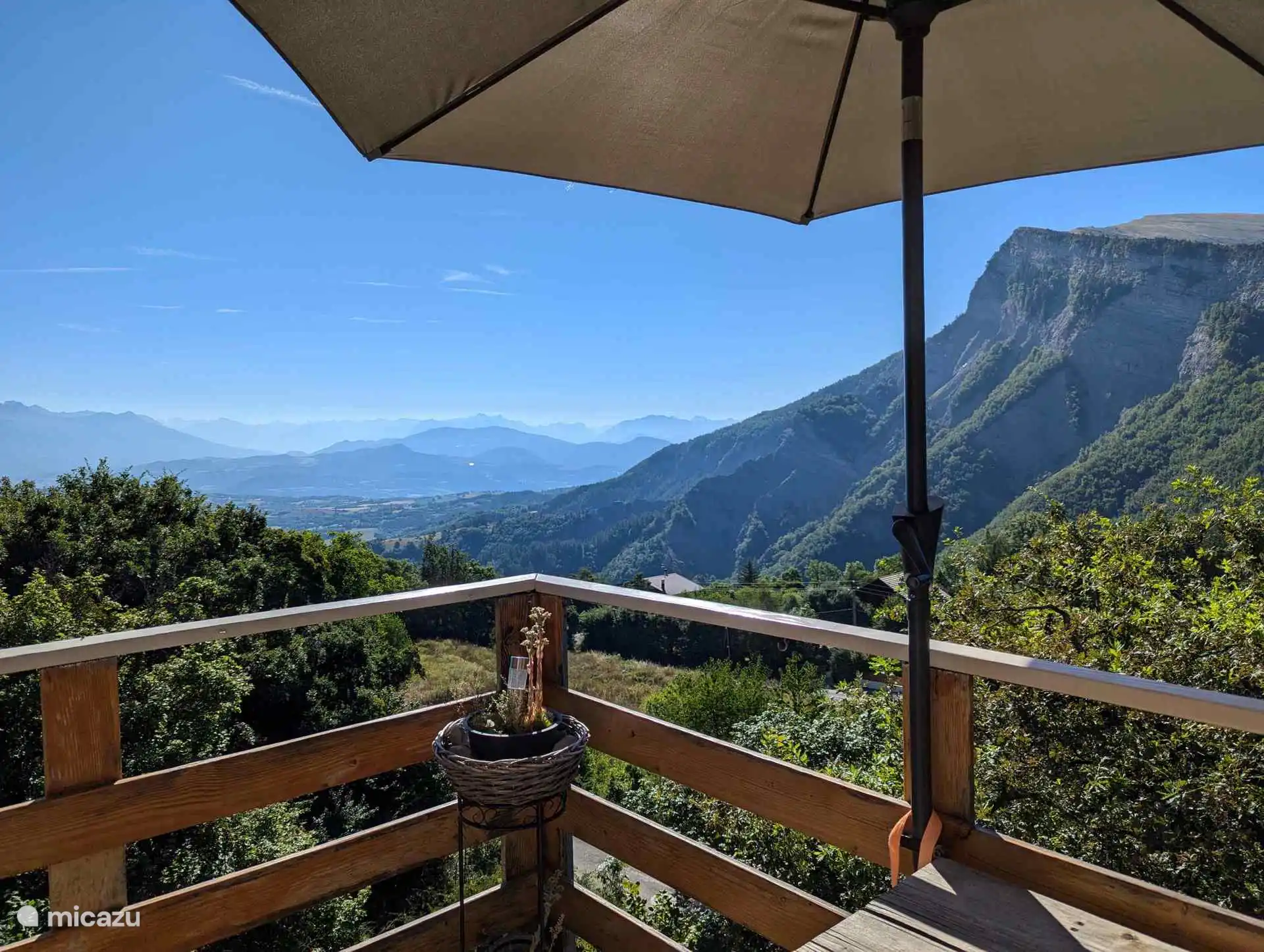 Vue depuis le balcon