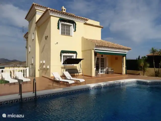 Sierra Vista | Espagne, Costa de Almeria, Vera-Plage - villa Arrière avec la terrasse ensoleillée