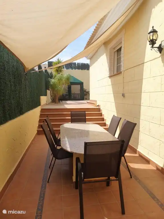 BBQ place with fixed table for the warm evenings