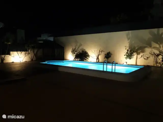 Sierra Vista | Espagne, Costa de Almeria, Vera-Plage - villa Piscine la nuit