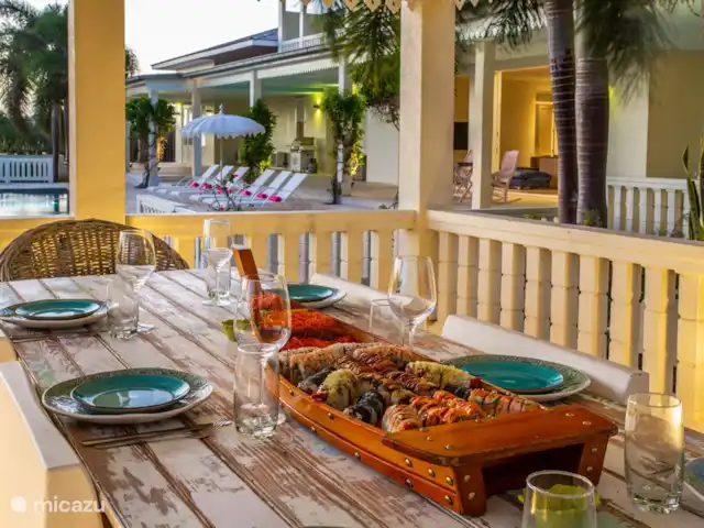 Villa Libre Curacao | Curaçao, Banda Ariba (est), Jan Thiel - villa Du gazebo vous avez une vue sur la piscine