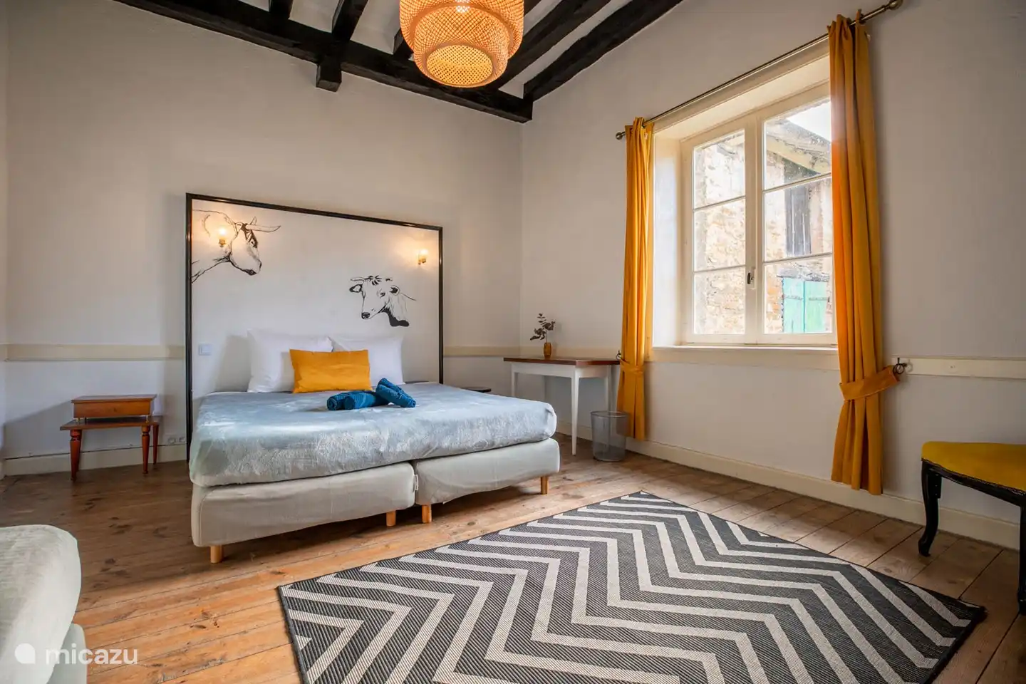 Schlafzimmer Les Vaches für 3 Personen