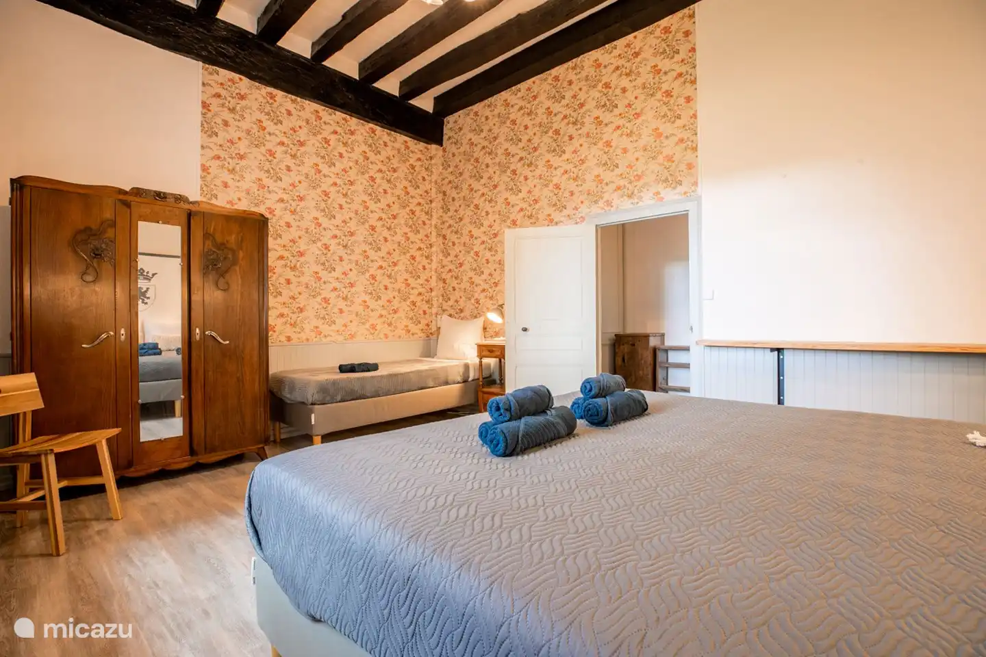 Erdgeschoss, Schlafzimmer für 3 Personen Chateau de Bonneval