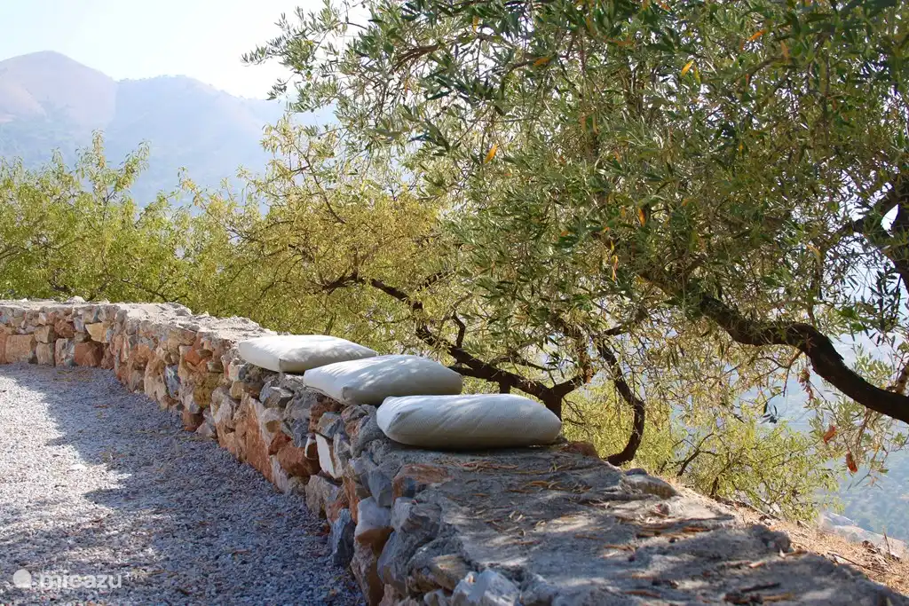 Chill Spot unter den Olivenbäumen