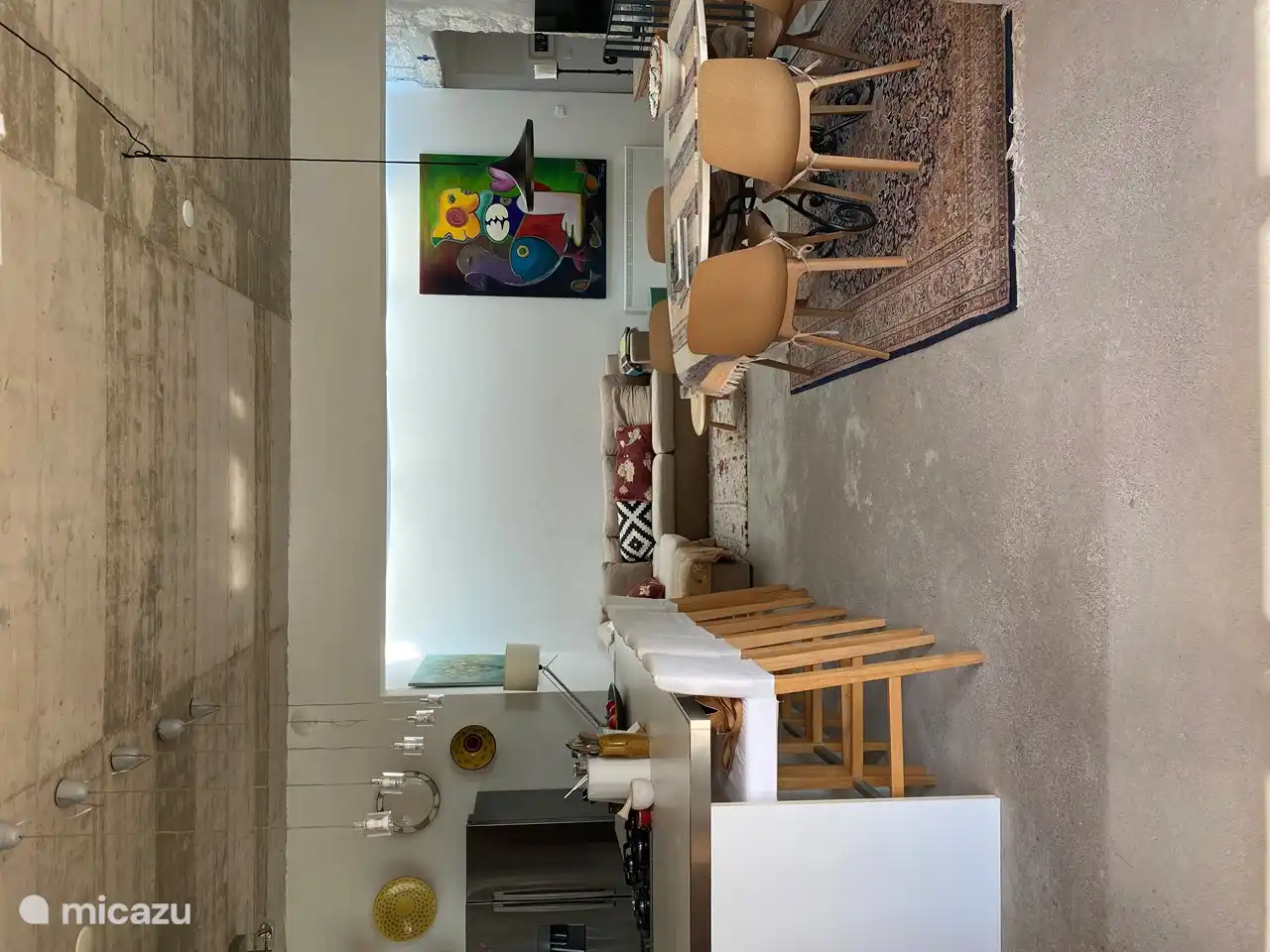 La acogedora sala de estar.