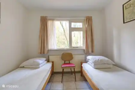 Vakantiehuis Nederland, Drenthe, Meppen bungalow Huisdiervriendelijk Vakantiehuis Slaapkamer met 2 aparte bedden
