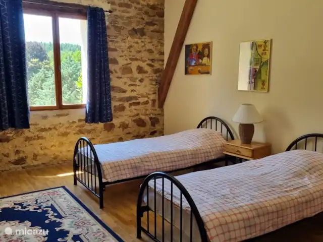Joffreny | France, Haute-Vienne, Bussière-Galant - gîte / cottage 2ème chambre à l’étage, lits jumeaux et penderie