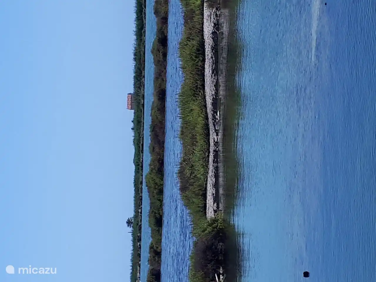 Salt lakes next to the N332.