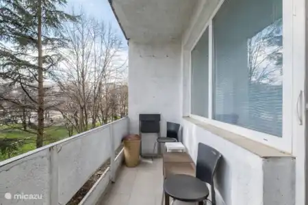 Vakantiehuis Bulgarije, Sofia, Sofia appartement Catalina International Apartment Balkon