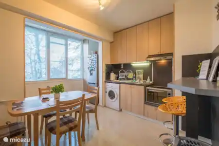 Vakantiehuis Bulgarije, Sofia, Sofia appartement Catalina International Apartment Kitchen