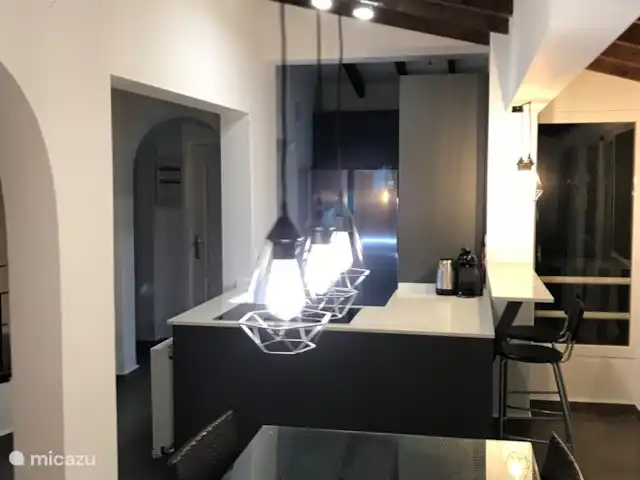 Villa Santorin, Costa Blanca | Espagne, Costa Blanca, La Nucia - villa cuisine moderne avec différents types d'éclairage
