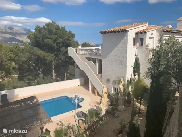 Villa Santorin, Costa Blanca | Espagne, Costa Blanca, La Nucia - villa belle villa pour 6-8 Pers avec piscine privée et vue imprenable sur la mer Méditerranée