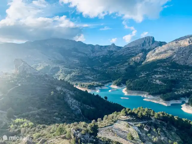 Villa Santorin, Costa Blanca | Espagne, Costa Blanca, La Nucia - villa non loin de Villa Santorini : le réservoir de Guadalest