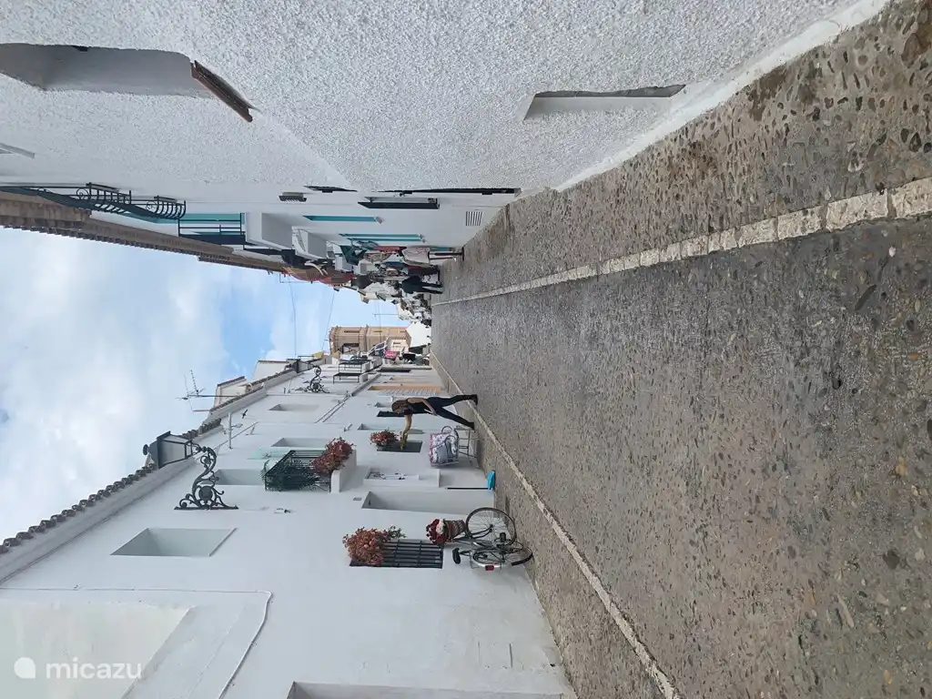 shopping street in the picturesque historic center of Altea.