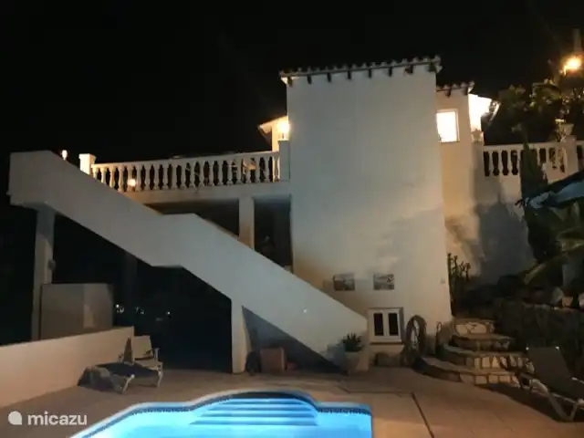 Villa Santorin, Costa Blanca | Espagne, Costa Blanca, La Nucia - villa La piscine et les terrasses sont entièrement éclairées
