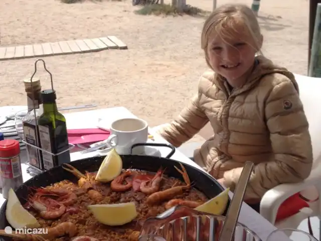 Casa el Raso Guardamar del Segura huren in Spanje, Costa Blanca, Guardamar del Segura - appartement paella op het strand begin april 2018