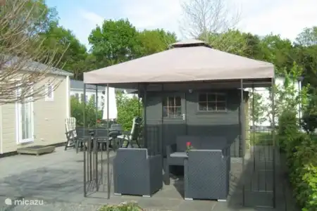 Vakantiehuis Nederland, Overijssel, Hardenberg chalet Vakantiepark de Kleine Belties 344 eigen zithoek Buiten