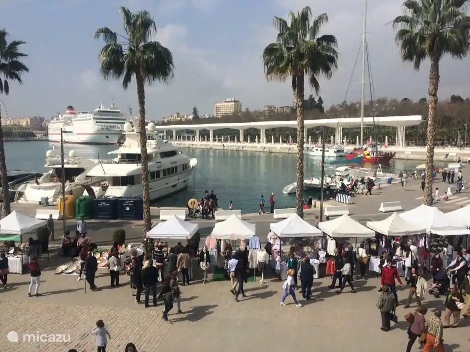 muelle uno, haven in malaga stad