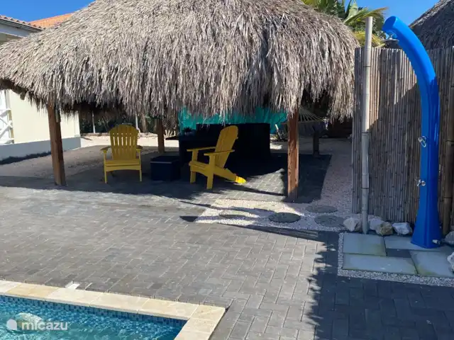 Location de Vacances Curaçao, Banda Abou (ouest), Fontein, villa - Villa Paradis Piscine et Palapa