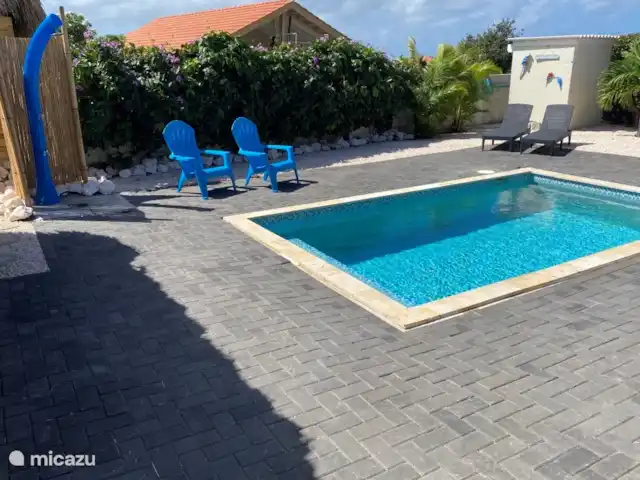 Location de Vacances Curaçao, Banda Abou (ouest), Fontein, villa - Villa Paradis Douche extérieure