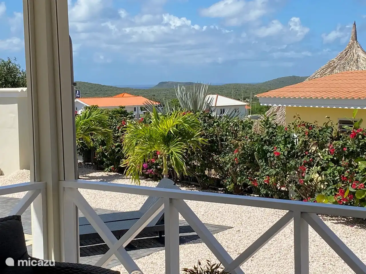 Vue sur la mer depuis la véranda