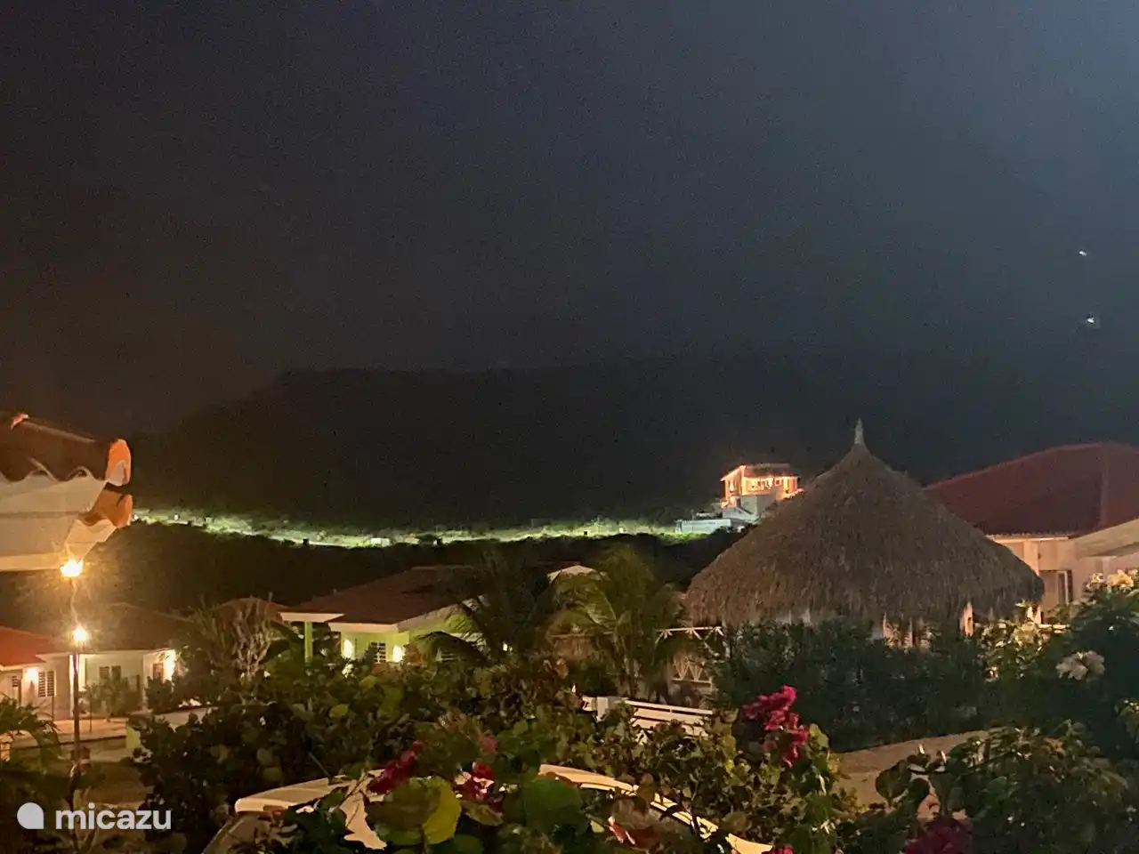 Vue de nuit depuis la Villa