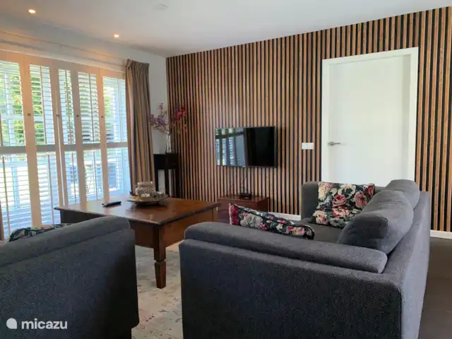 Sous le Toit du Brabant | Pays-Bas, Brabant-Septentrional, Mierlo - bungalow salon avec smart TV, 2 x canapés 2 places