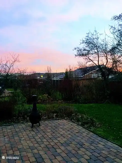 Wintergarten mit Blick auf die Dünen