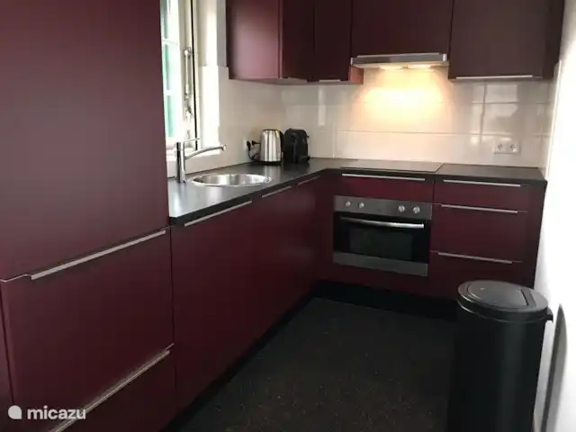 Mooi Lievelde huren in Nederland, Gelderland, Lievelde - vakantiehuis De keuken is praktisch, compleet en voorzien van alle moderne apparatuur. Er is een koelkast met vriesvak, een combi oven/magnetron, een inductiekookplaat, afzuigkap, vaatwasser, nespresso apparaat, koffiefilter apparaat, grill/tosti apparaat, mixer.