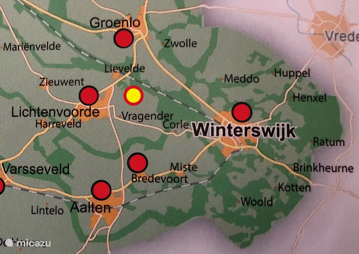 Für Groß und Klein gibt es in unmittelbarer Nähe viel zu entdecken und zu erleben. Erleben Sie die Achterhoek-Mentalität; Freundlich, bodenständig und hilfsbereit. Naturerlebnis in Kombination mit Kultur und historischen Elementen. Fühlen Sie sich willkommen und genießen Sie die idyllischen Plätze.