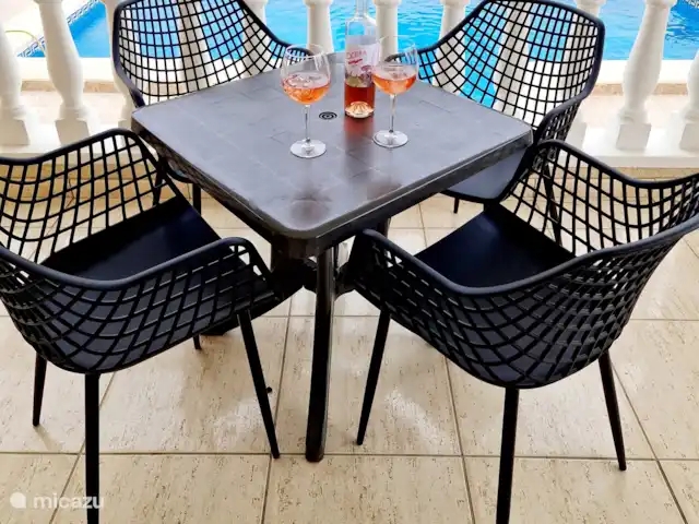 Villa Casa Benimar Rojales en España, Costa Blanca, Rojales  - villa Desayuno, almuerzo, cena o una deliciosa bebida en la terraza. Las terrazas son un buen lugar para estar