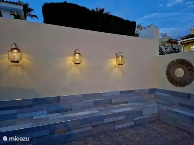Villa Casa Benimar Rojales en España, Costa Blanca, Rojales  - villa hermosa terraza, también por la noche y siempre una opción para el sol o la sombra
