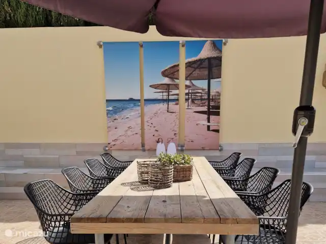 Villa Casa Benimar Rojales en España, Costa Blanca, Rojales  - villa Disfruten juntos en la gran mesa de la acogedora terraza