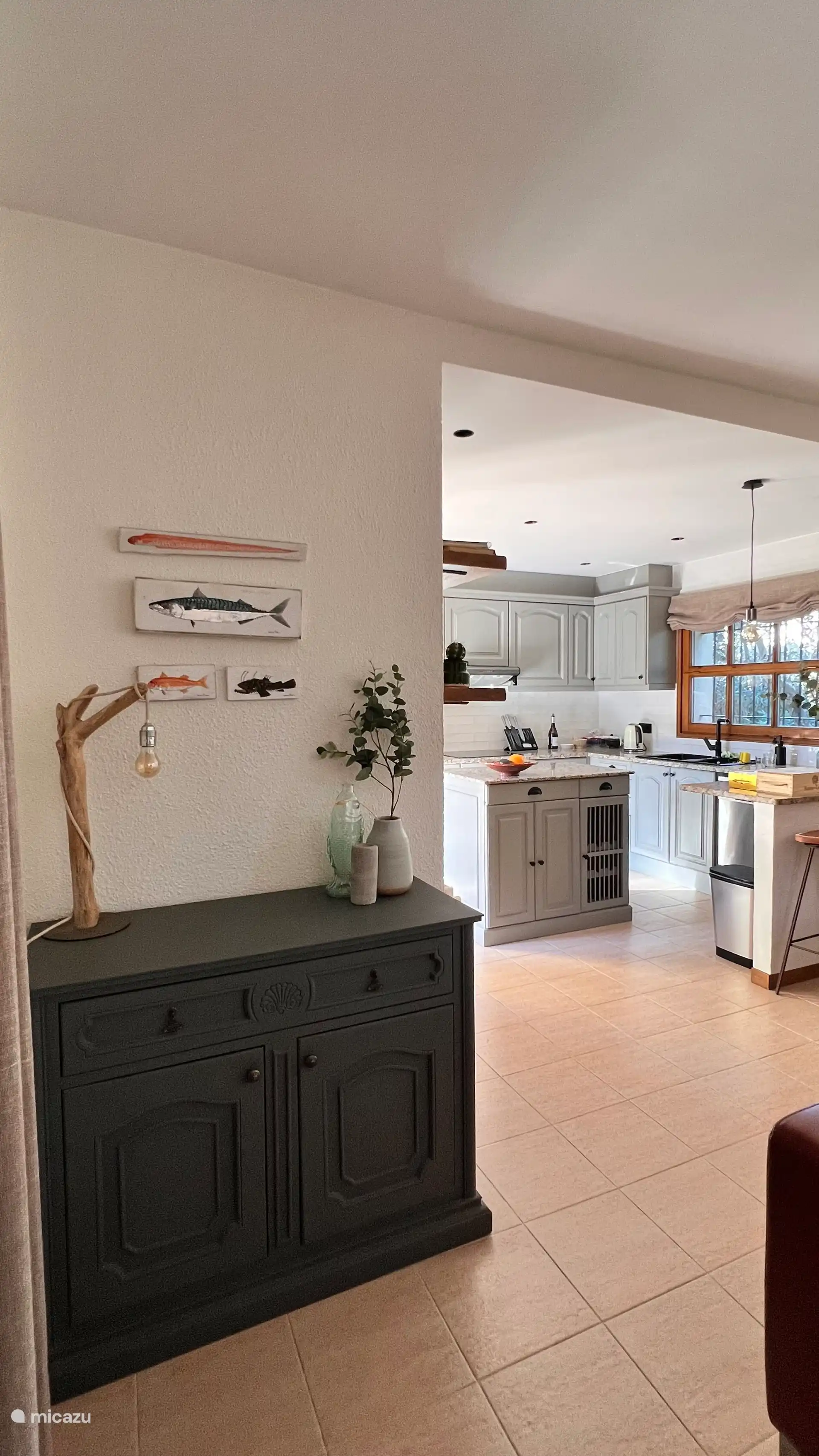 keuken vanuit de woonkamer gezien