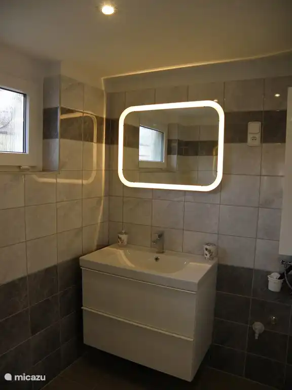 Bathroom with shower and toilet