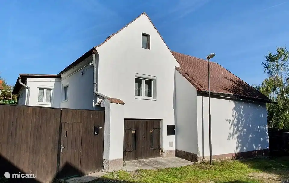 Entrance gate to the house and garden.