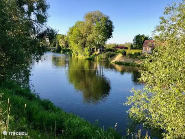 gîte / cottage huren in Tsjechië, Liberec, Levousy – Cottage Levousy Lekker zwemmen in de rivier de Ohre op 5 minuten lopen vanaf ons huis